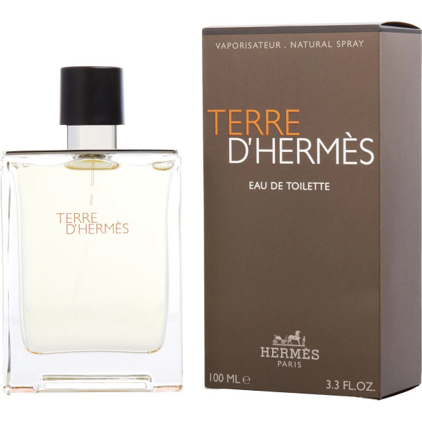 Terre D'Hermes by Hermes 3.3 oz EDT Cologne for Men Fragrance 3346131400003