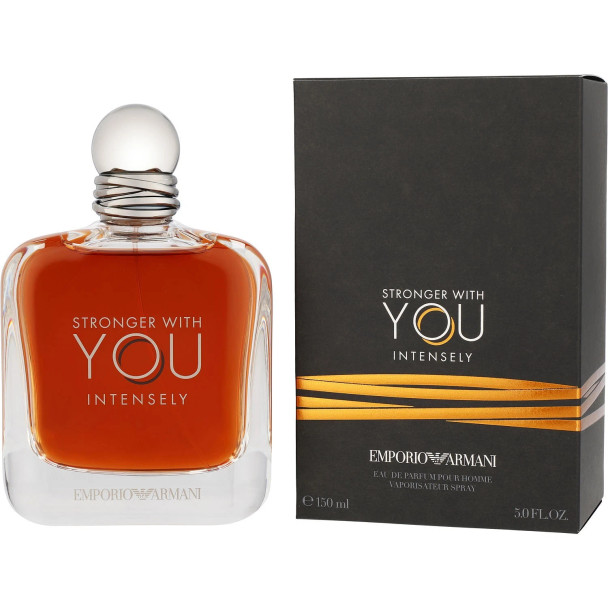 Emporio Armani Stronger With You Intensely 5 oz EDP Cologne for Men Fragrance 3614274347388