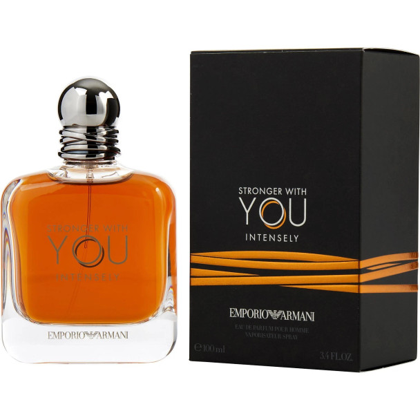 Emporio Armani Stronger With You Intensely 3.4 oz EDP Cologne for Men Fragrance 3614272225718