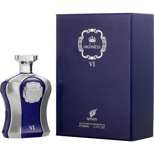 Highness VI Blue by Afnan 3.4 oz EDP Cologne for Men Fragrance  6290171070153