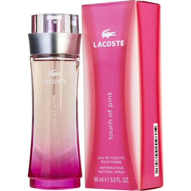Touch of Pink by Lacoste 3.0 oz EDT Perfume for Women Fragrance 737052191324