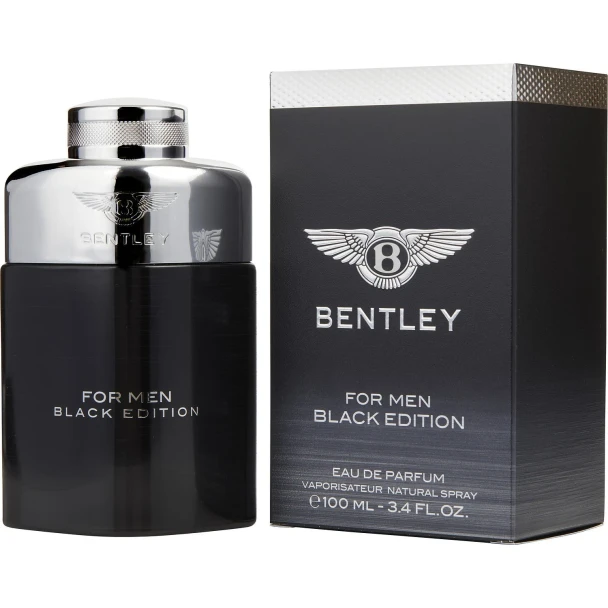 Bentley Black Edition 3.4 oz EDP Cologne for Men Fragrances 7640171190921