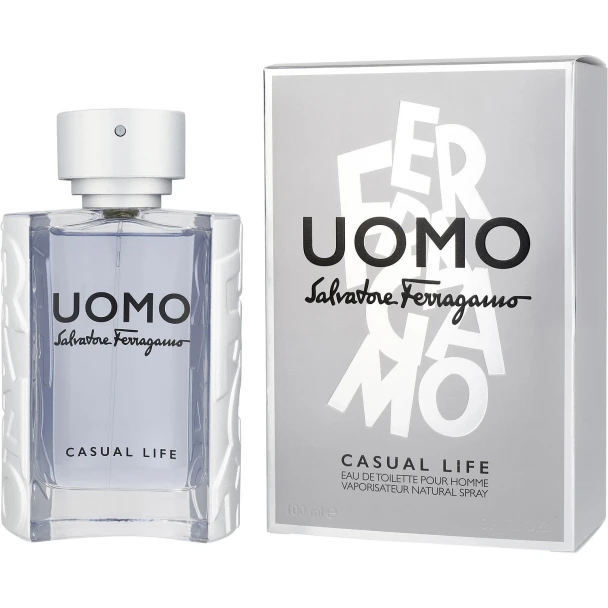 Uomo Casual Life by Salvatore Ferragamo 3.4 oz EDT Cologne for Men Fragrance 8052086372979