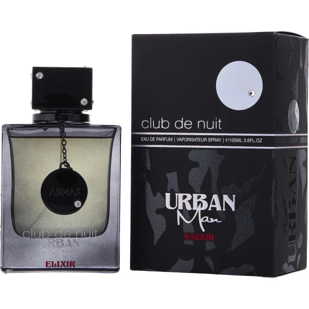 Club de Nuit Urban Man Elixir by Armaf 3.6 oz EDP Cologne for Men Fragrance 6294015163513