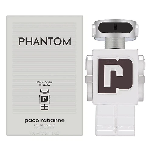 Phantom by Paco Rabanne 5.1 oz EDT Refillable Cologne for Men Fragrance 3349668596348