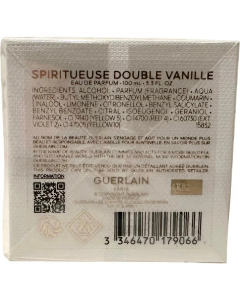 Guerlain L'Art & La Matiere Spiritueuse Double Vanille EDP Unisex 3.4 oz Fragrance 3346470179066