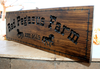 Ranch Entrance Sign - Weatherproof Sign - Horse Farm