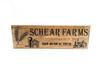 Farm Sign with barn and tractor