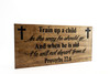 Bible Verse Sign - Christian Wall Art