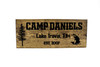 Camping Sign - Last Name Sign - Cabin Decor  