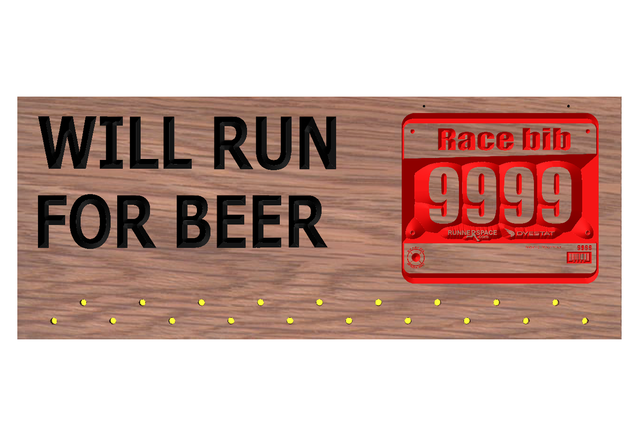 Race Bib Holder