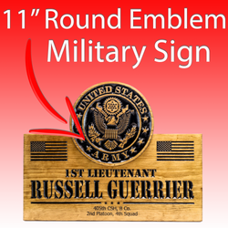 US ARMY Emblem SIGN - Military sign