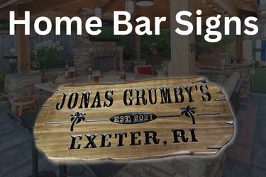 Wooden Home Bar Signs: Enhancing Your Outdoor Oasis