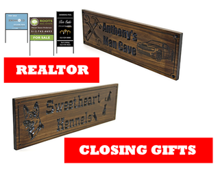 Personalized realtor closing gifts