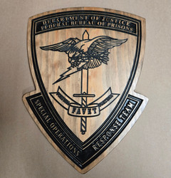 Custom Wooden Federal Bureau of Prisons Plaques: The Perfect Tribute for BOP Officers and Teams