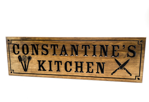 wooden custom kitchen sign wooden custom kitchen sign