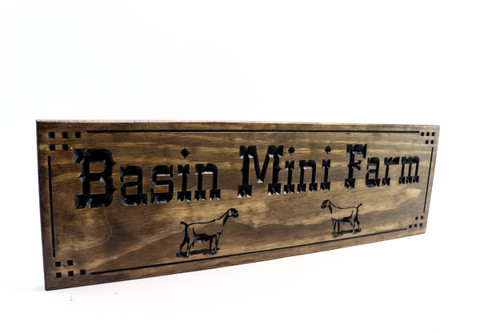 Welcome Sign - Custom Farm Sign - Goat Farm