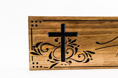 Bible Verse Wall Art - Family Name Sign Bible Verse Wall Art - Family Name Sign