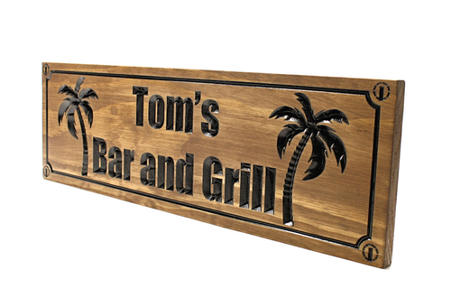 Bar Sign - Outdoor Bar - Beach Bar