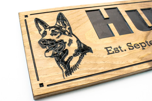 German shepherd  dog kennel sign German shepherd  dog kennel sign