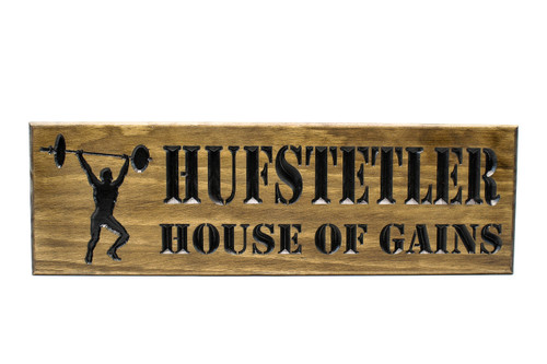Weightlifting - Home Gym Sign - Workout Room Sign Weightlifting - Home Gym Sign - Workout Room Sign