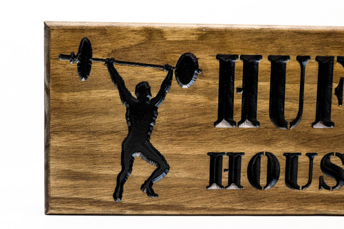 Weightlifting - Home Gym Sign - Workout Room Sign Weightlifting - Home Gym Sign - Workout Room Sign