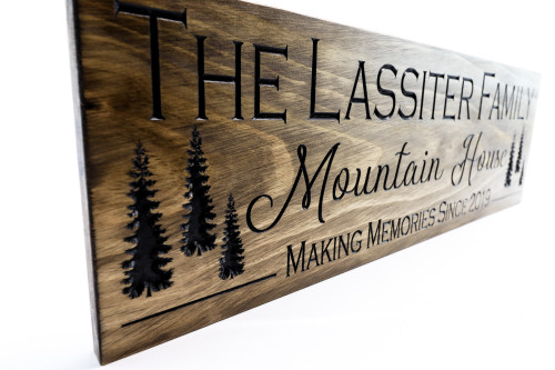 Cabin Decor - Family Name Sign - Porch Sign Cabin Decor - Family Name Sign - Porch Sign
