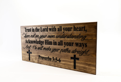 Bible Verse Sign - Christian Wall Art