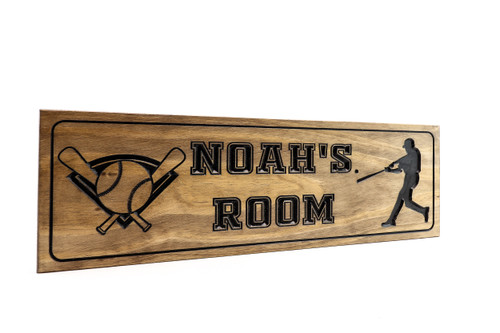Baseball sports theme room sign Kids bedroom plaque Baseball sports theme room sign Kids bedroom plaque
