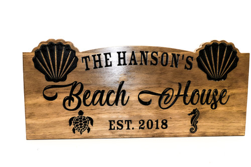 Beach House Decor - Nautical Decor - Porch Sign 