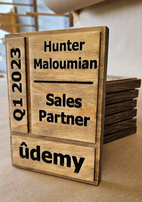 ûdemy Quarterly Plaque ûdemy Quarterly Plaque