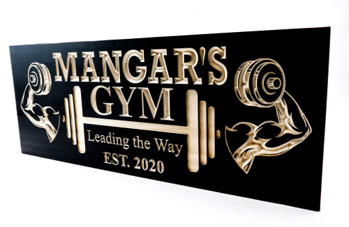 Home Gym Sign - Fitness - Garage Sign (CWD-781) Home Gym Sign - Fitness - Garage Sign (CWD-781)