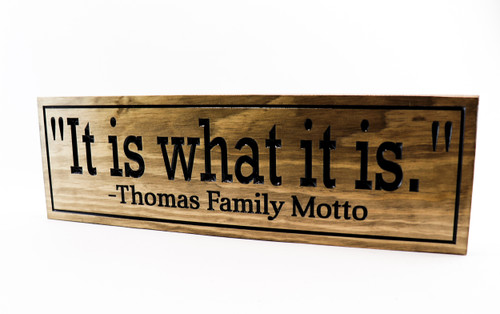 Family Motto Sign - Welcome Sign - Porch Sign