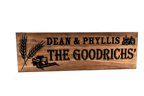 Farm Entrance Sign - Custom Ranch Sign - Last Name Sign Farm Entrance Sign - Custom Ranch Sign - Last Name Sign