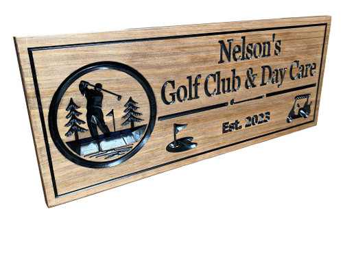 Custom Golf Sign - 19th Hole Sign - Personalized Wood Sign - Sports Bar Decor (CWD-797) Custom Golf Sign - 19th Hole Sign - Personalized Wood Sign - Sports Bar Decor (CWD-797)