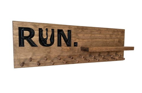Trophy Shelf - Running Medal Holder - Ribbon Display (CWD-792) Trophy Shelf - Running Medal Holder - Ribbon Display (CWD-792)