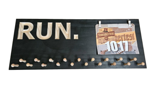 running medal and bib display running medal and bib display