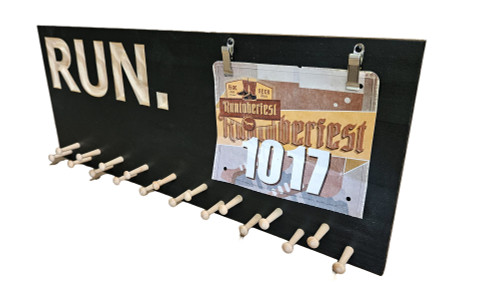 running medal and bib display running medal and bib display