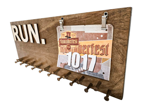 running medal and bib display running medal and bib display