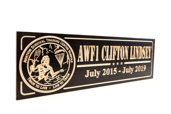Aviation survival training center norfolk military plaque Aviation survival training center norfolk military plaque