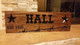 custom carved ranch sign