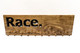 Running Medal Display "Race" Sign