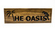 The Oasis sign, pool bar decor, beach house plaque, custom outdoor sign, wooden bar sign 
