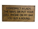 Home Bar Sign - Wooden Bar Sign - Custom Wood Sign - Navy - Top Gun Maverick Bar Quote