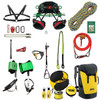 Picture of a complete set of premium tree climbing gear as sold at WesSpur.com