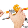 Petzl control rope in zigzag