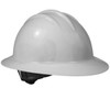 bullard full brim hard hat white