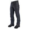 side view of clogger denim pants