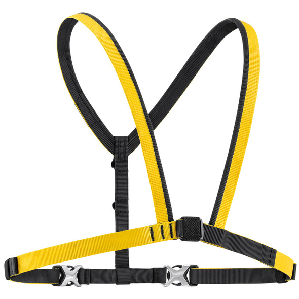 Petzl Sterno Chest harness for SRS tree climbing back view