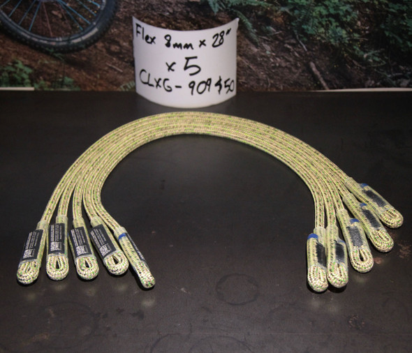 Clearance Lot:Flex 8mm x 28" Prusiks x 5
